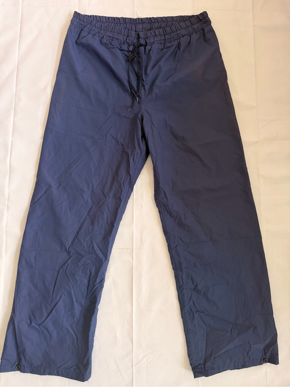 Men's Navy Elastic-Waist Drawstring Jogger Pants